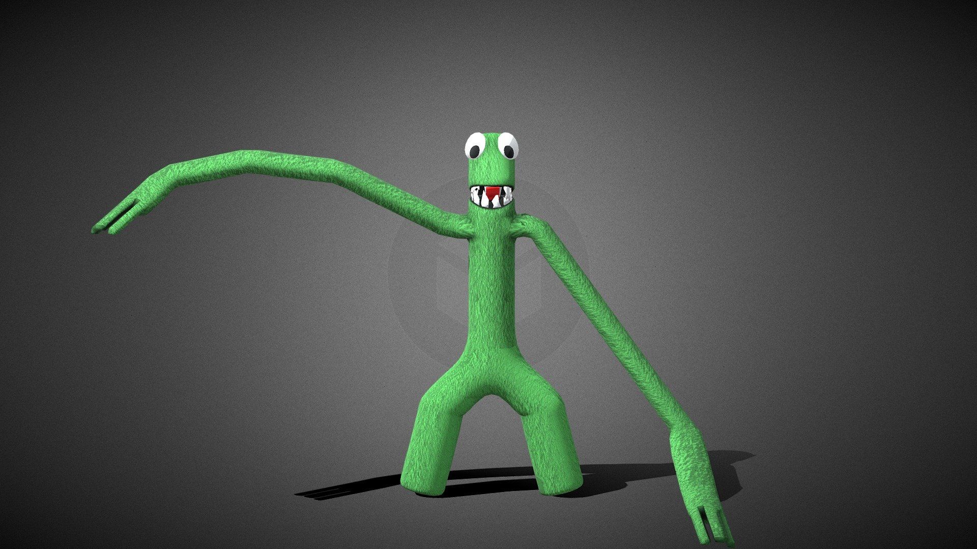 1920x1080 Green Rainbow Friends Free 3D model by ValePro10 [e35aa5b]