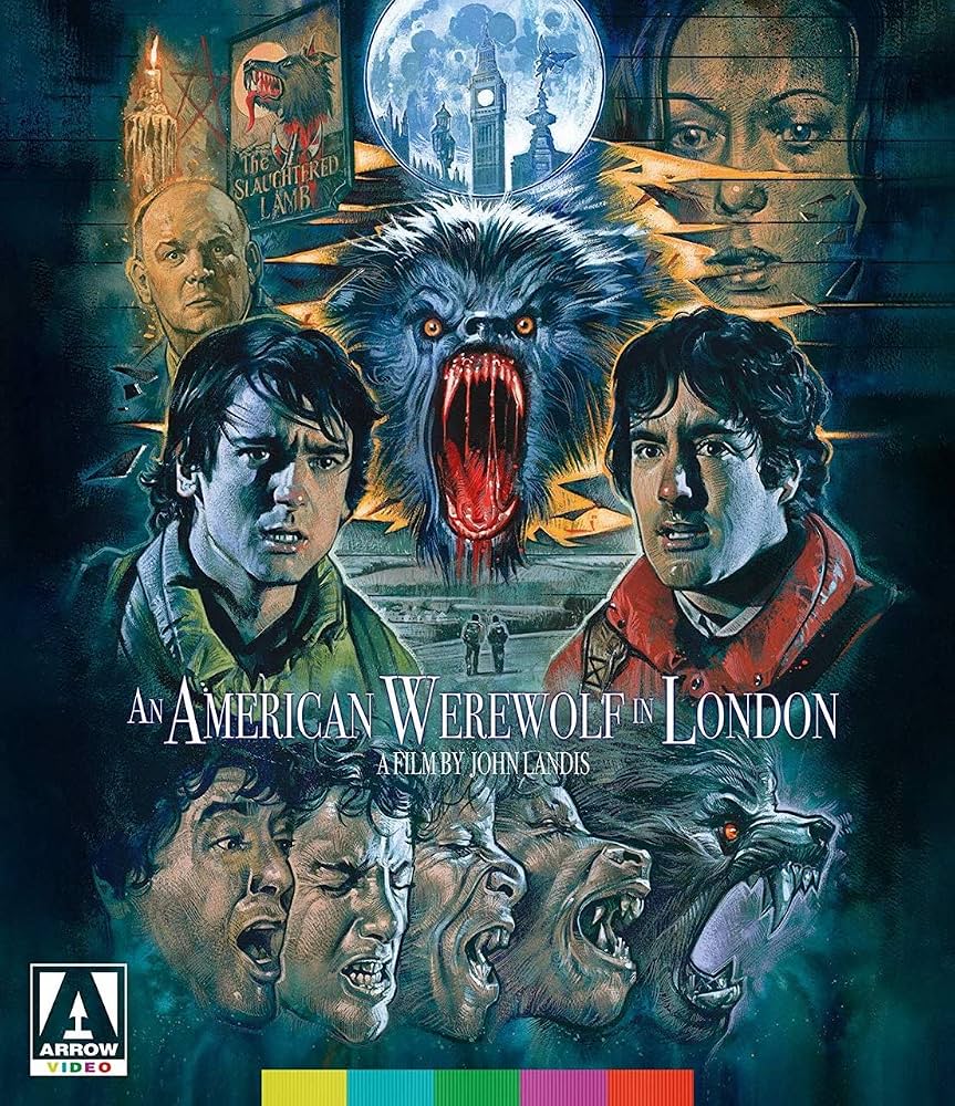 863x1000 AN AMERICAN WEREWOLF IN LONDON 1981 6 A0 Poster on Canvas Art Poster in Various Sizes for Living Room or Bedroom Ideas. Borderless Cult Film Image Classic Iconic 70s 80s
