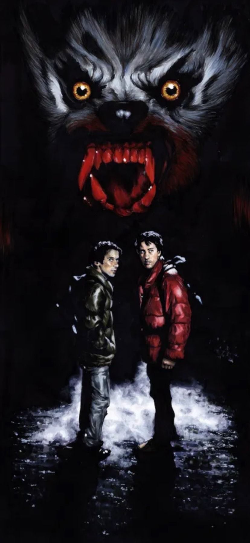 828x1792 American Werewolf In London wallpaper