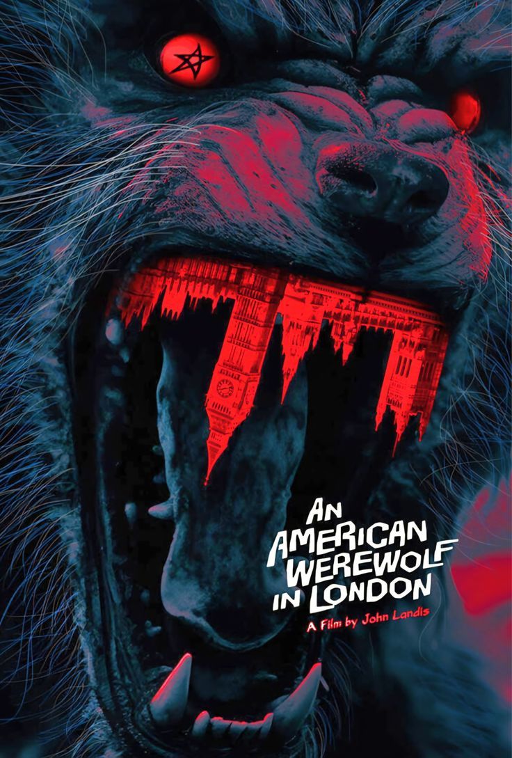 736x1089 AN AMERICAN WEREWOLF IN LONDON (1981) poster design