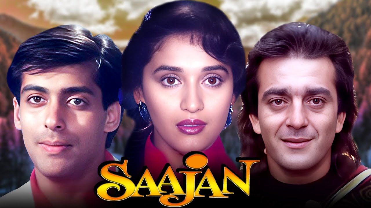 1280x720 Saajan 1991 Full Movie (4K) Salman Khan, Madhuri Dixit, Sanjay Dutt. Full Hindi Movie