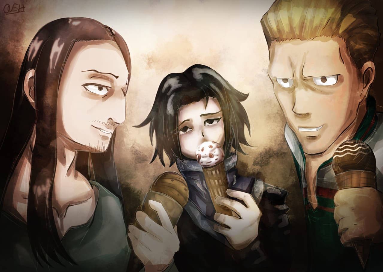 1279x908 Phinks, Nobunaga, Feitan NormalUsername ART street