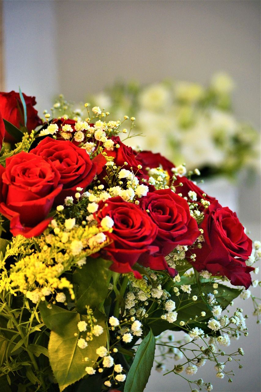 853x1280 Bouquet Roses Flowers Floral