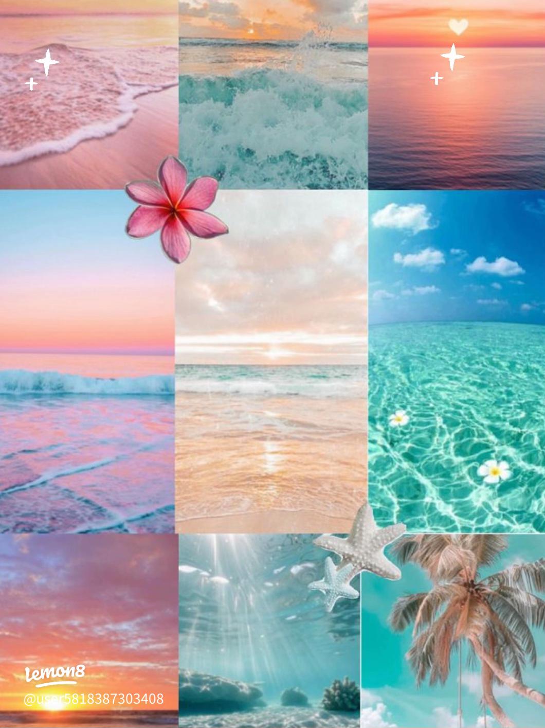 1060x1415 My First Aesthetic Pinterest Collage: Orange & Blue Mood Board Inspo