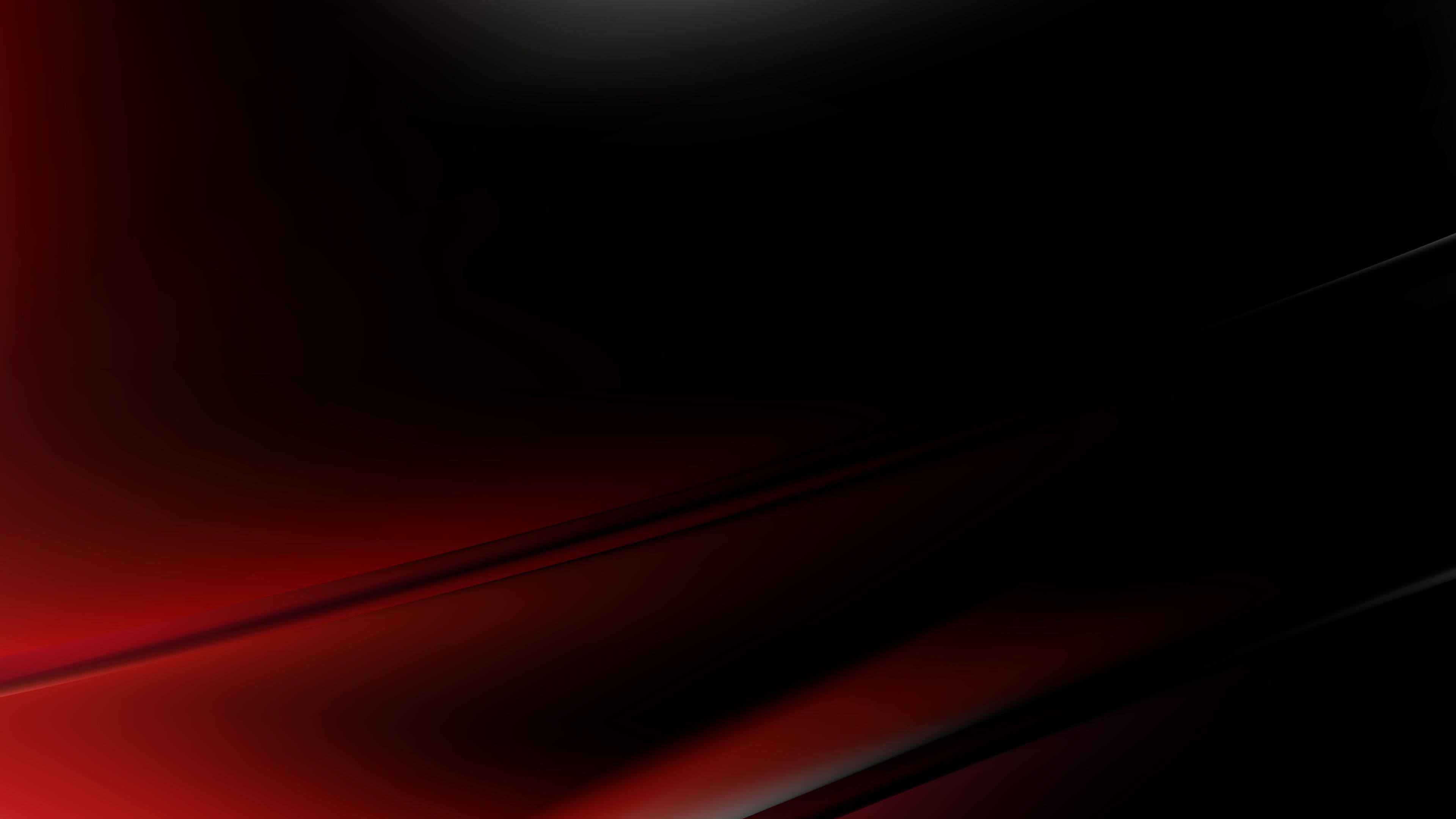 3840x2160 Abstract Red and Black Gradient Background