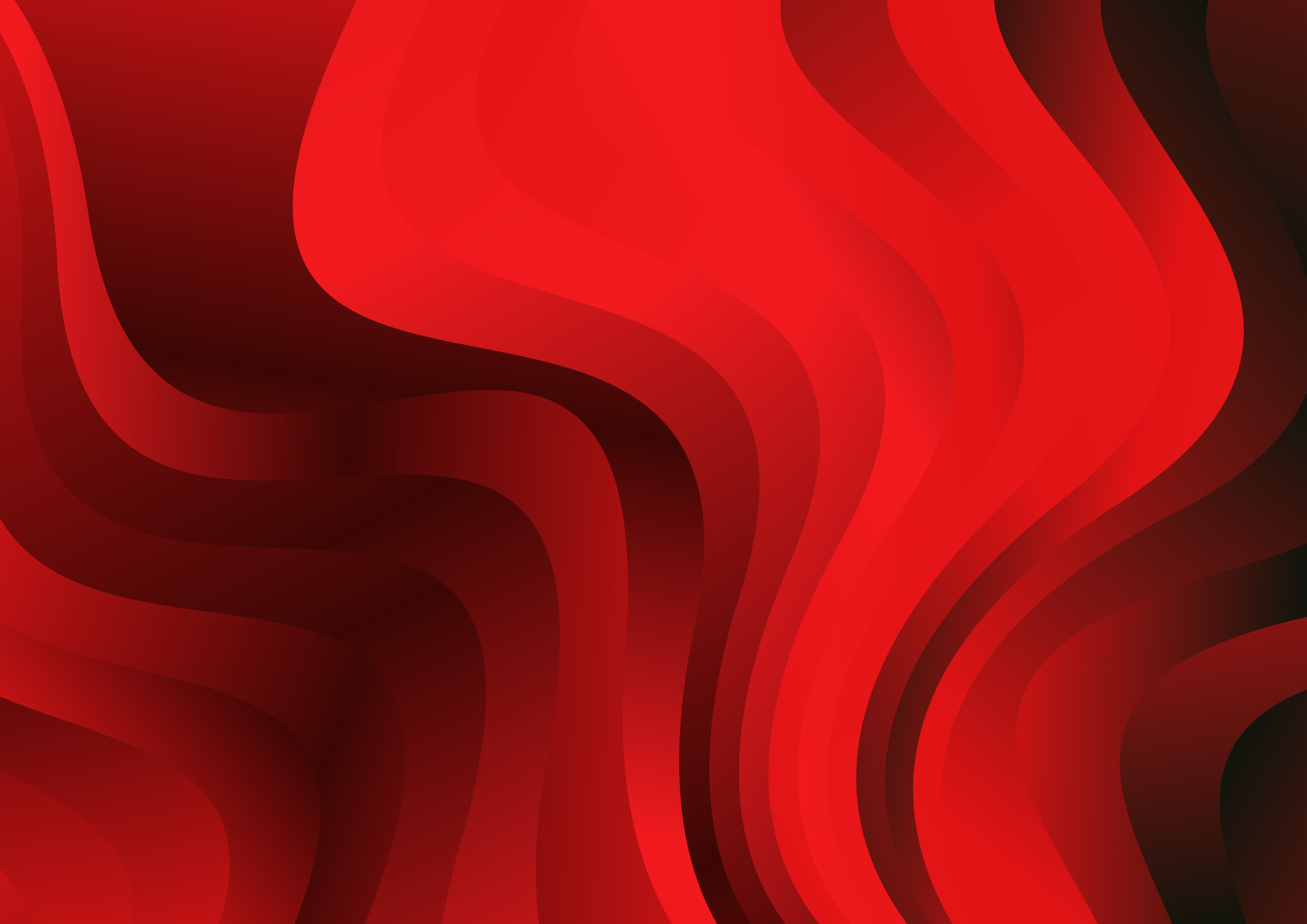 8268x5846 Abstract Red Wave Background