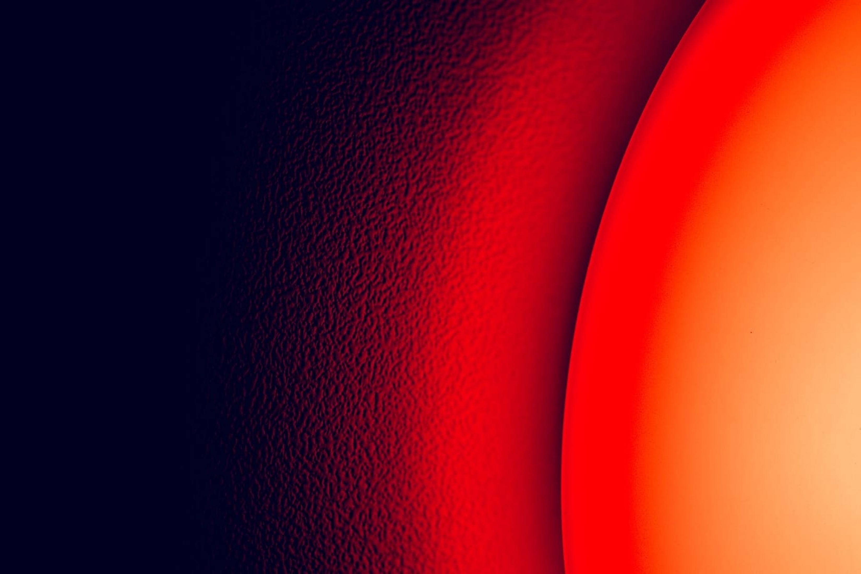 3300x2200 Glowing Red Ball Circle Texture Gradient Digital Art
