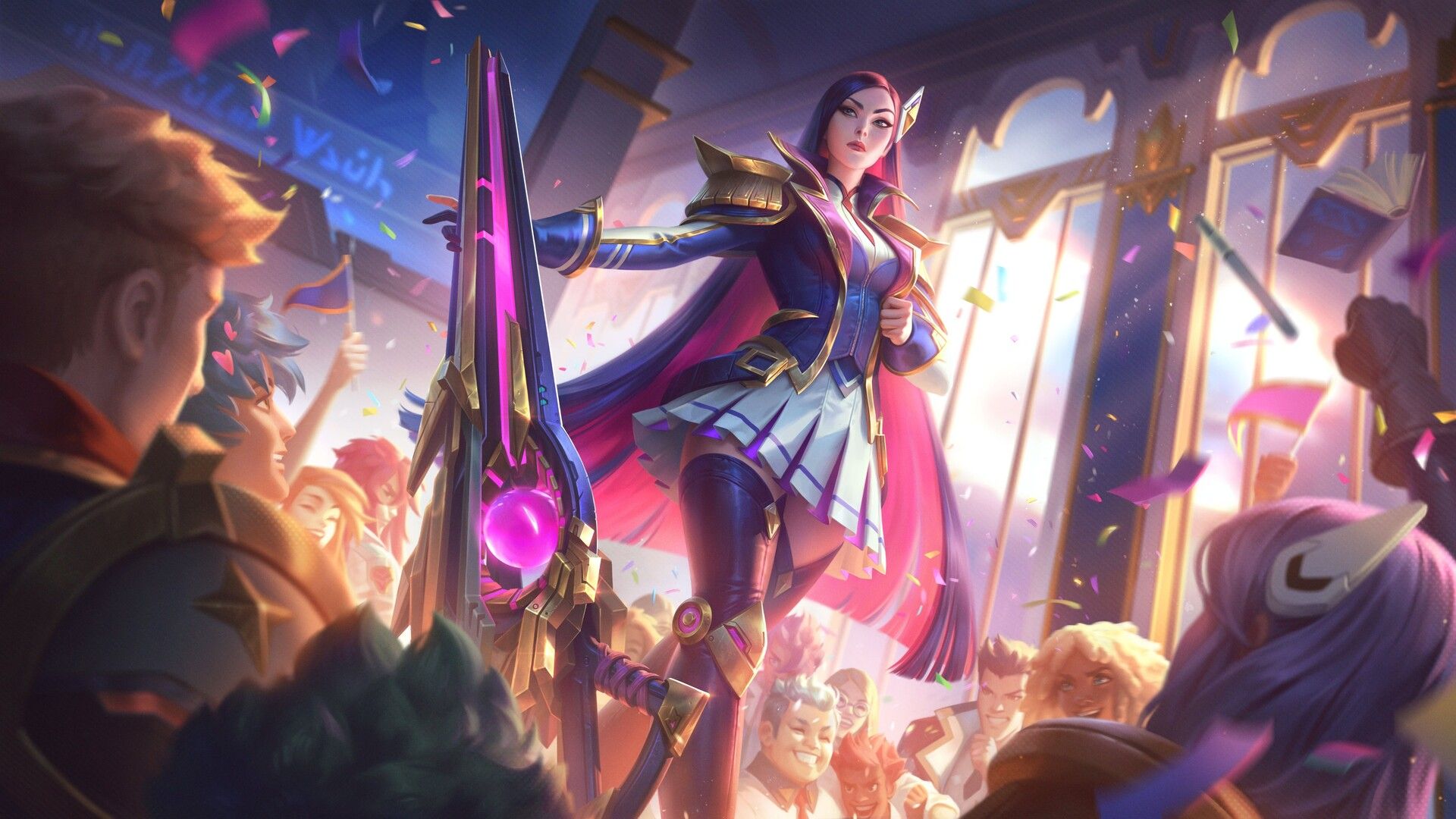 1920x1080 Battle Academia Caitlyn
