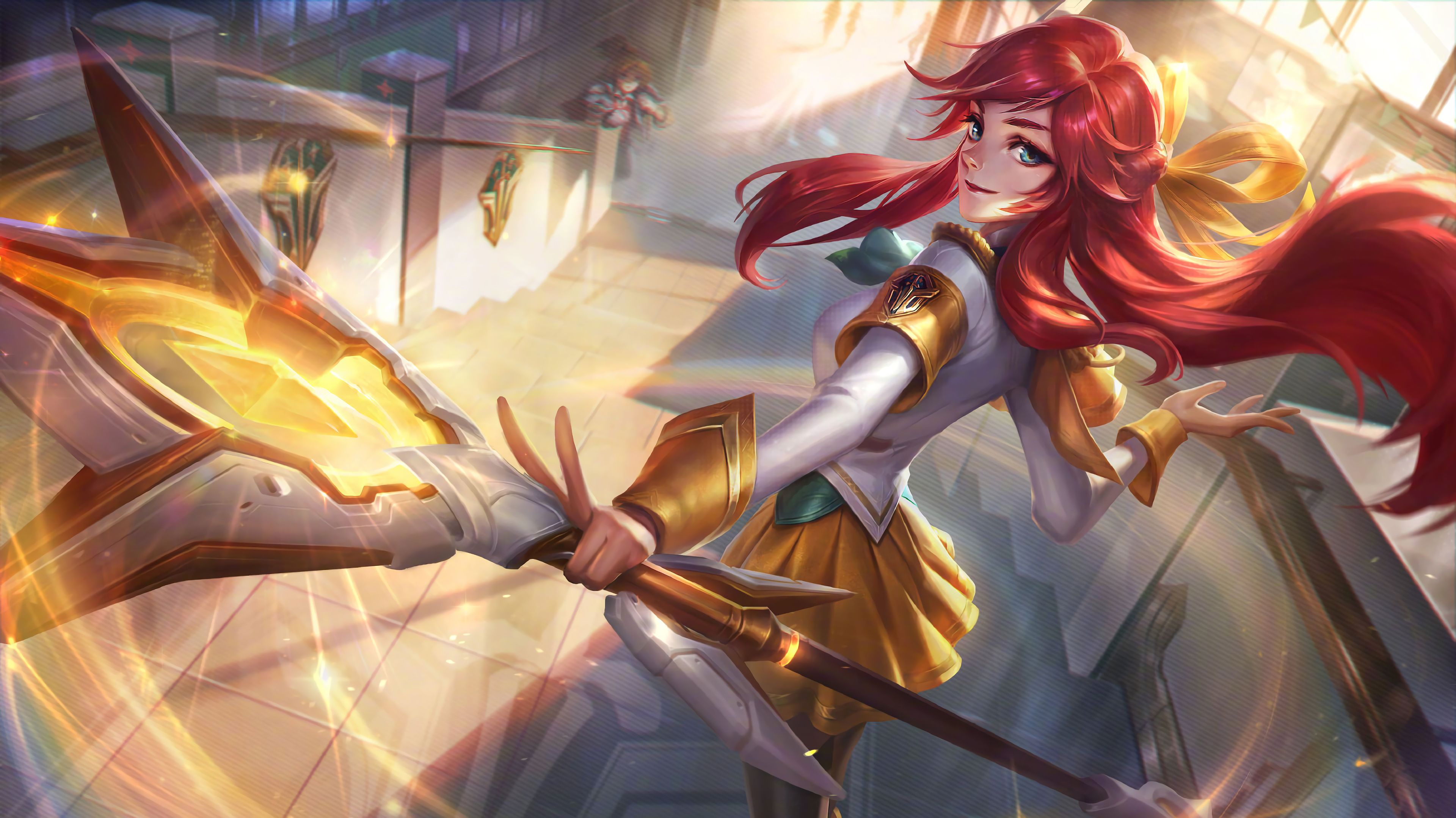 3840x2160 Battle Academia Lux Prestige Edition Splash Art LoL 4K Wallpaper HD