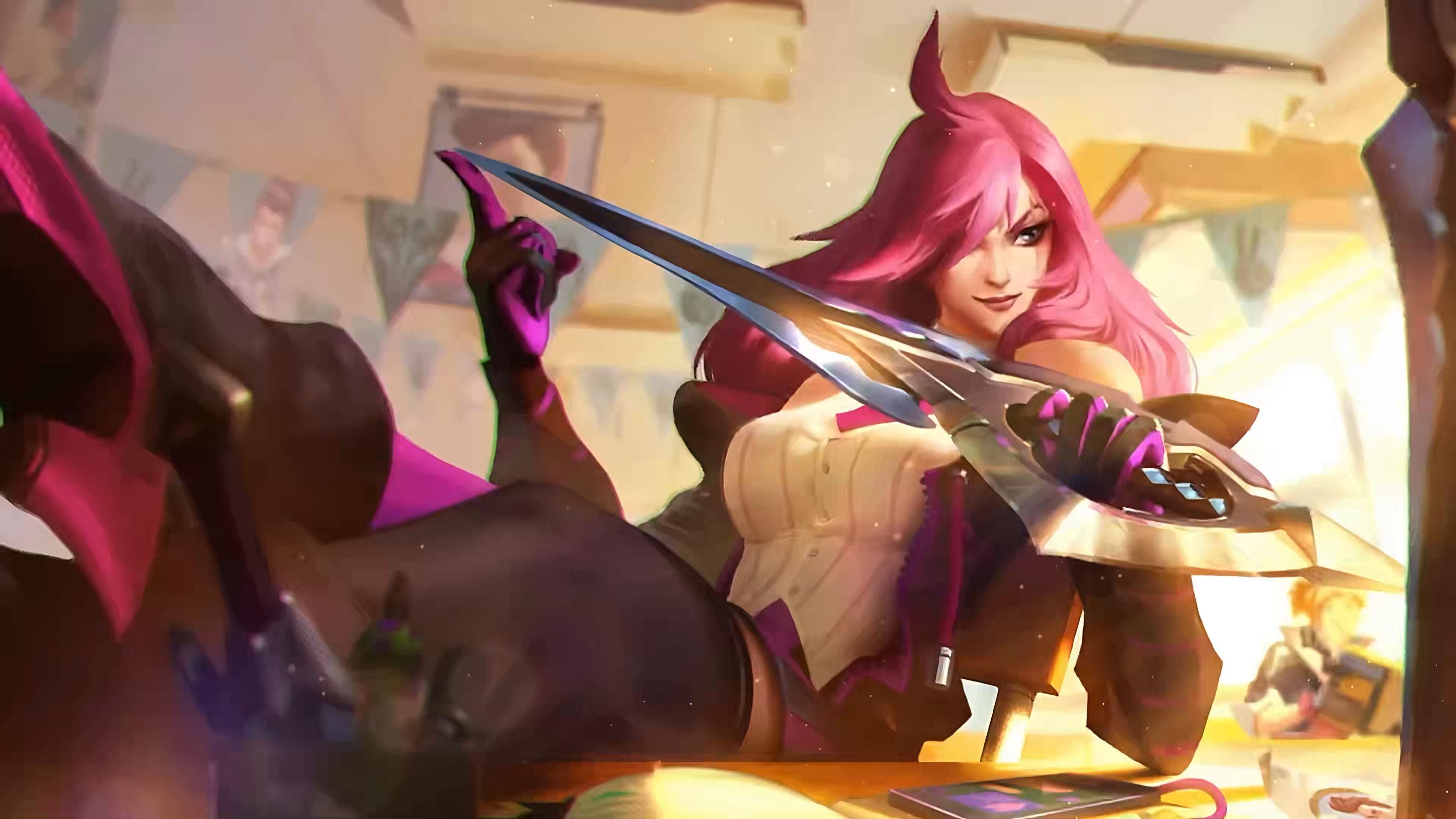 3840x2160 Battle Academia Katarina Live Wallpaper