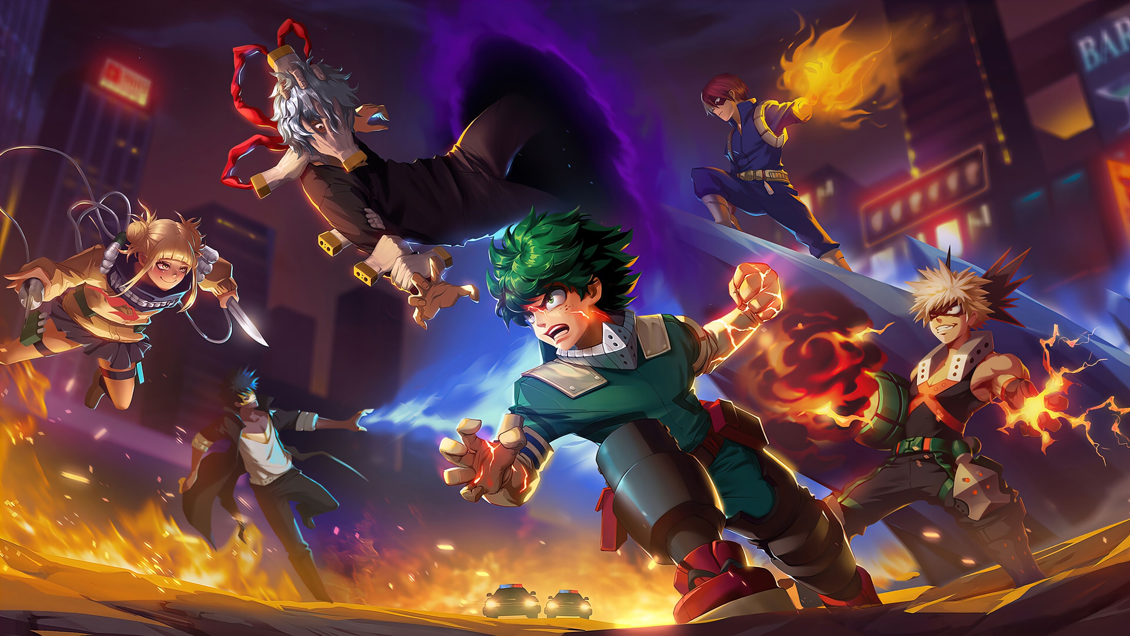 3840x2160 Wallpaper game, anime, battle, hero, asian, manga, asiatic, japonese for mobile and desktop, section сёнэн, resolution 3840x2160