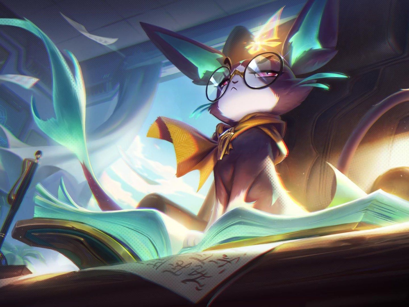 1600x1200 League Of Legends' Patch 9.10 Adds Magical Cat Champion Yuumi, Battle Academia Skins
