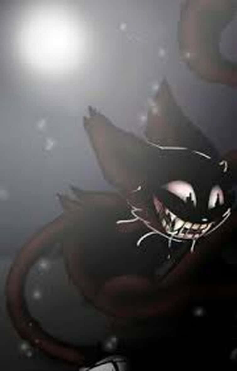 755x1179 Cartoon Cat Horror Wallpaper