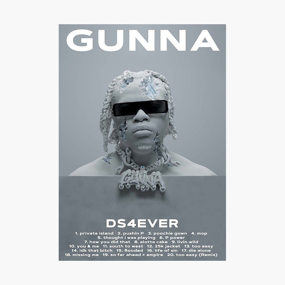 1000x1000 Gunna Poster
