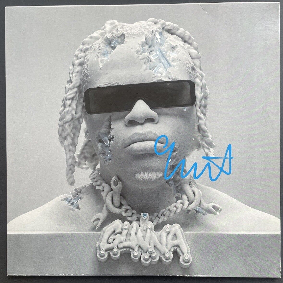1179x1182 Gunna Signed Autographed DS4EVER Vinyl Album Pushin P Psa Dna Coa