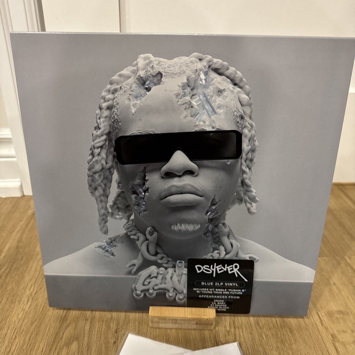 1200x1200 Gunna DS4EVER Icy Blue Colored Vinyl 2LP Limited To 1000 Copies