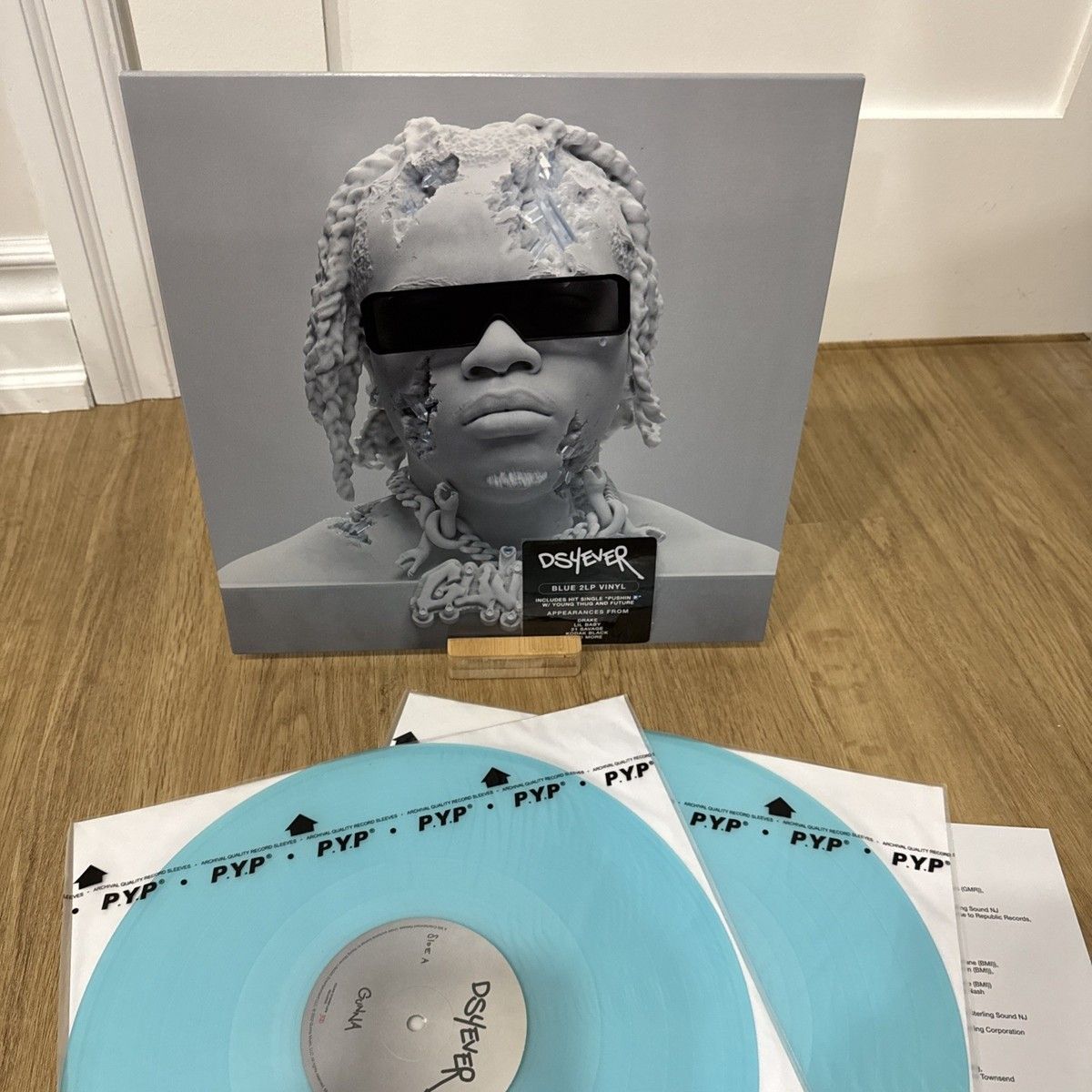 1200x1200 Gunna DS4EVER Icy Blue Colored Vinyl 2LP Limited To 1000 Copies