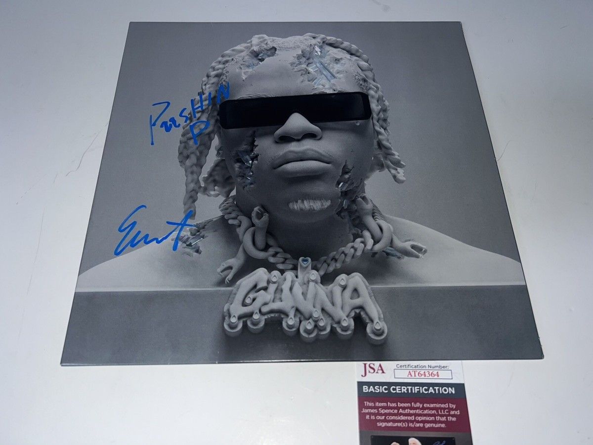 1200x900 Gunna Autographed DS4EVER signed Vinyl Album inscribed Pushin P