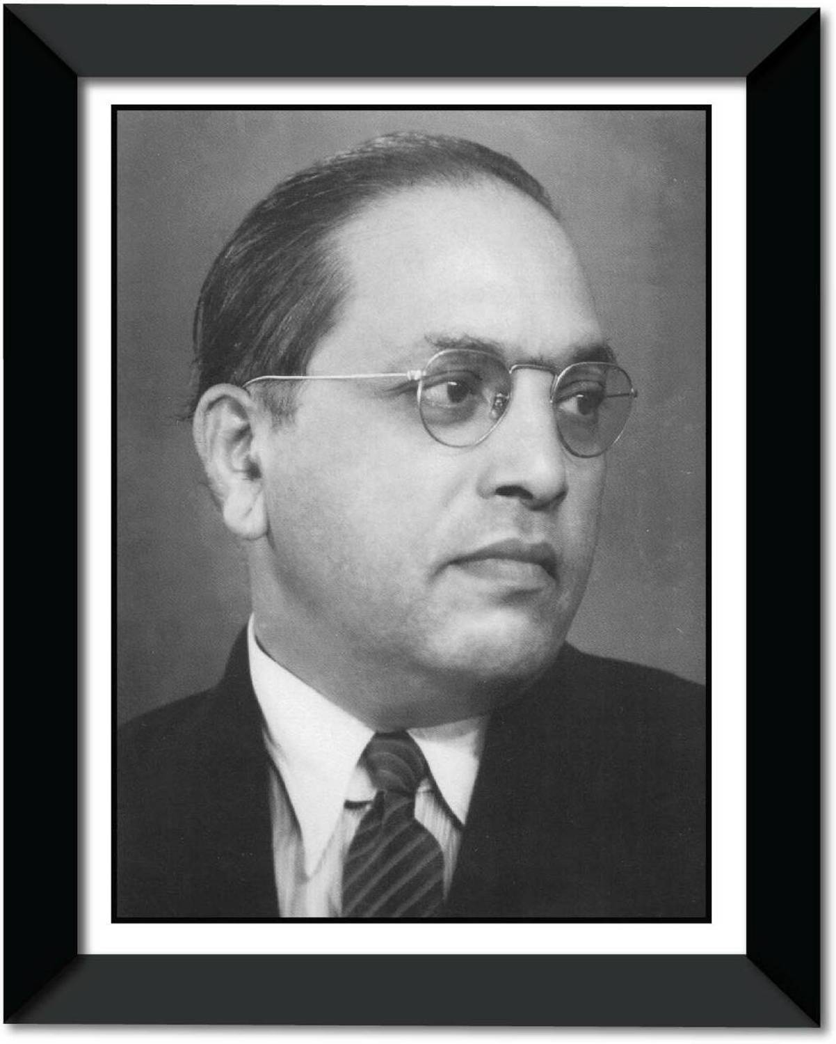 1202x1500 Dr Bhimrao Ramji Ambedkar Wall Frame ( Mount / Glass / Black Frame /A3 ) Fine Art Print posters in India art, film, design, movie, music, nature and