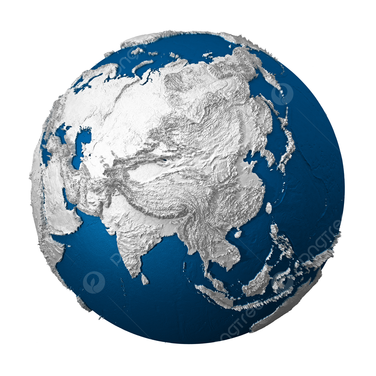 1200x1200 Artificial Earth Asia Silver Mountain Earth Photo, Silver, Mountain, Earth Background Image And Wallpaper for Free Download