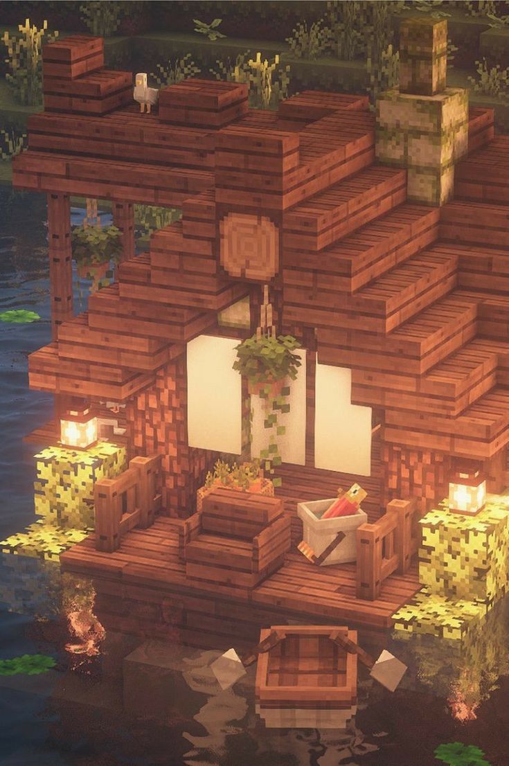 735x1106 Cute Minecraft House with Natural Charm. Personaggi minecraft, Progetti minecraft, Casa di minecraft