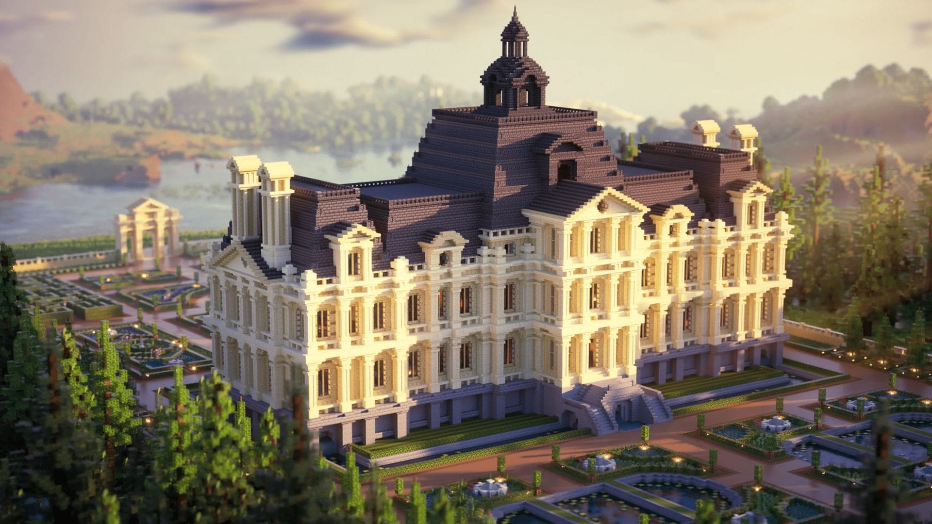 1920x1080 best Minecraft mansion ideas