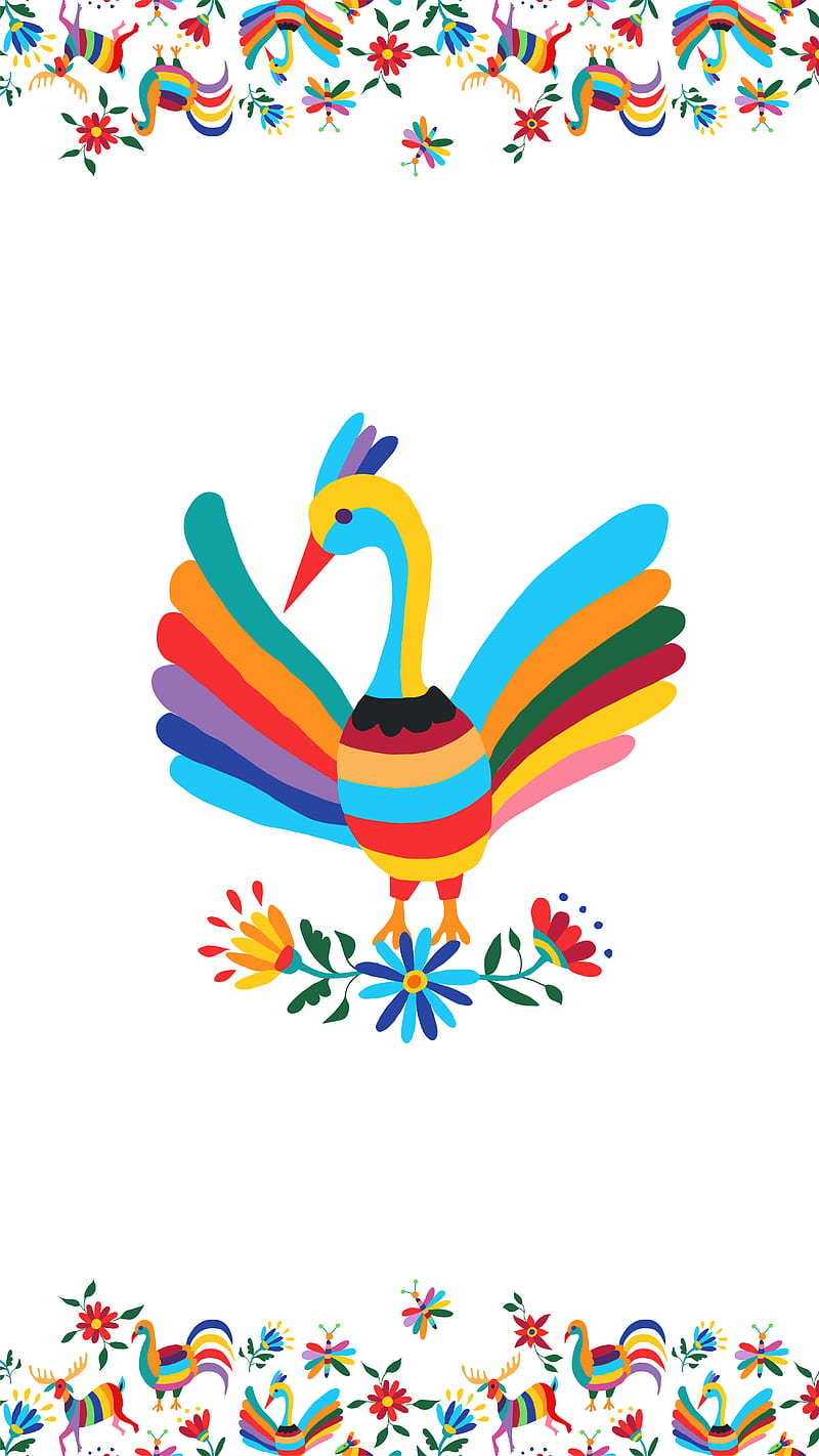 800x1422 Mex alebrije, ave, colors, cute, folklore, huichol, mexico, bird, traidicion, HD phone wallpaper