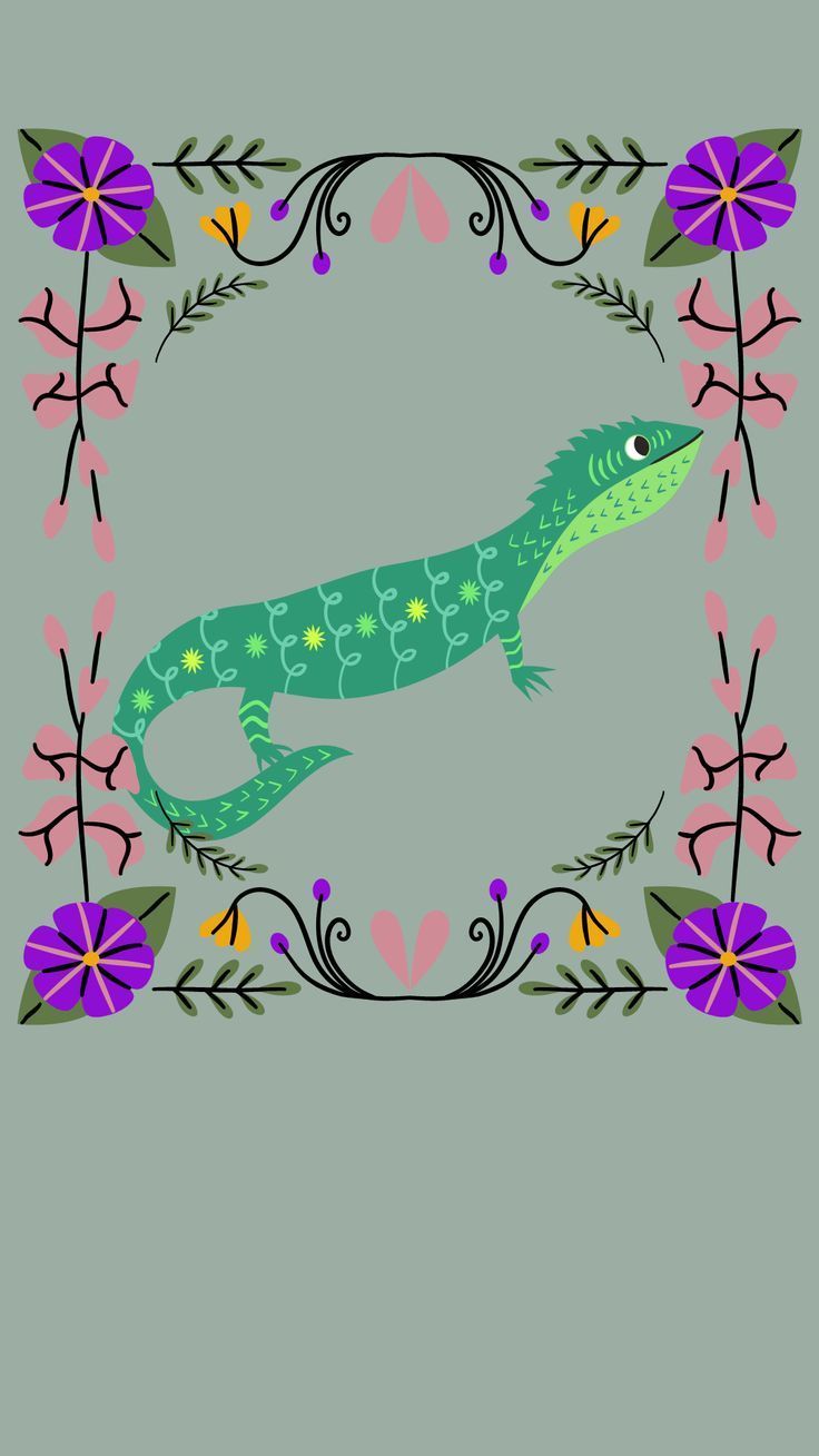 736x1308 Bearded dragon Alebrije wallpaper 3