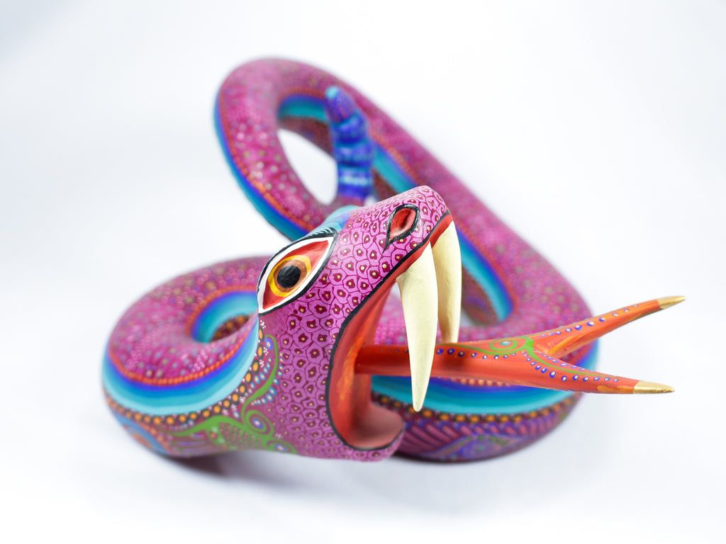 1024x768 Snake Alebrije Wood Carving