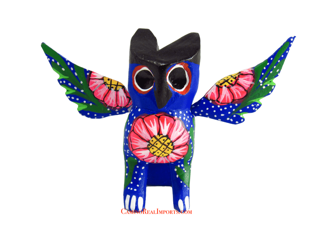 1024x768 Mexican Alebrije Owl AOWL005