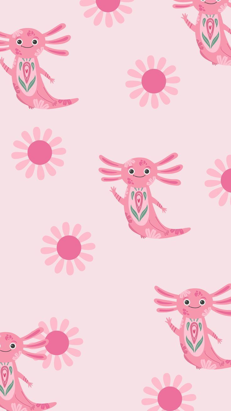 736x1308 Axolotl Alebrije wallpaper 12