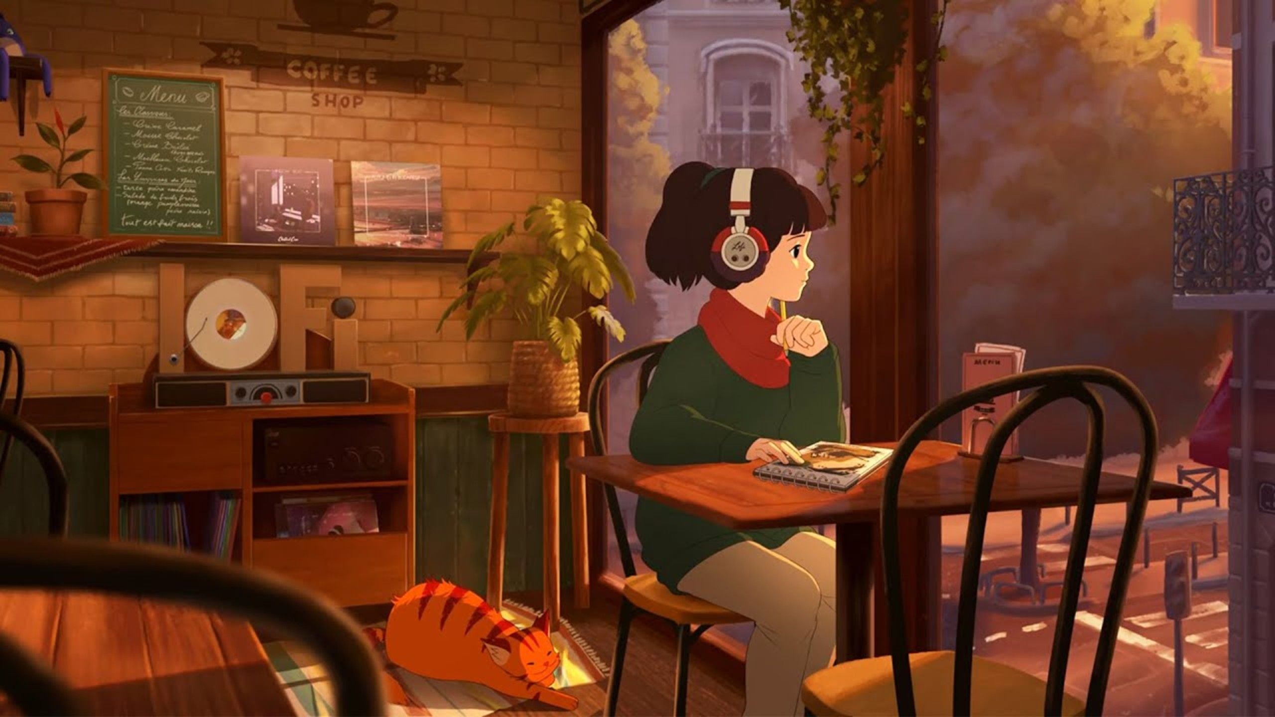 2560x1440 Lofi Study 4k Wallpaper