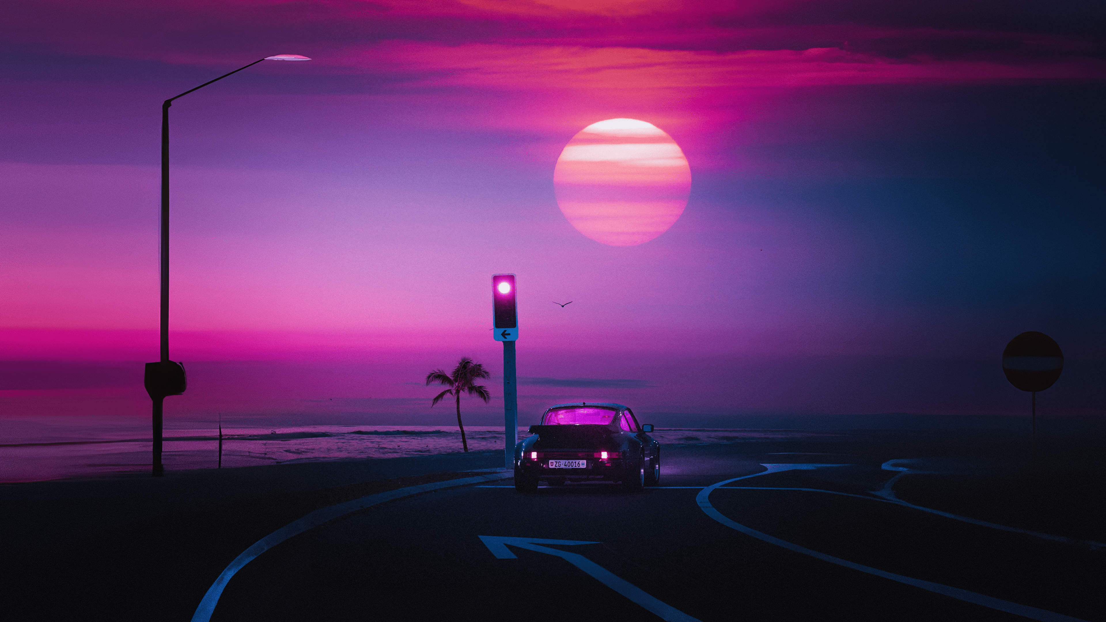 3840x2160 Miami Nights By U Outrunyouth [3840x2160]