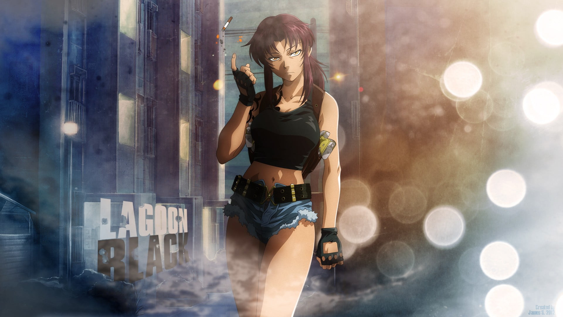1920x1080 Anime, Black Lagoon, Revy HD wallpaper