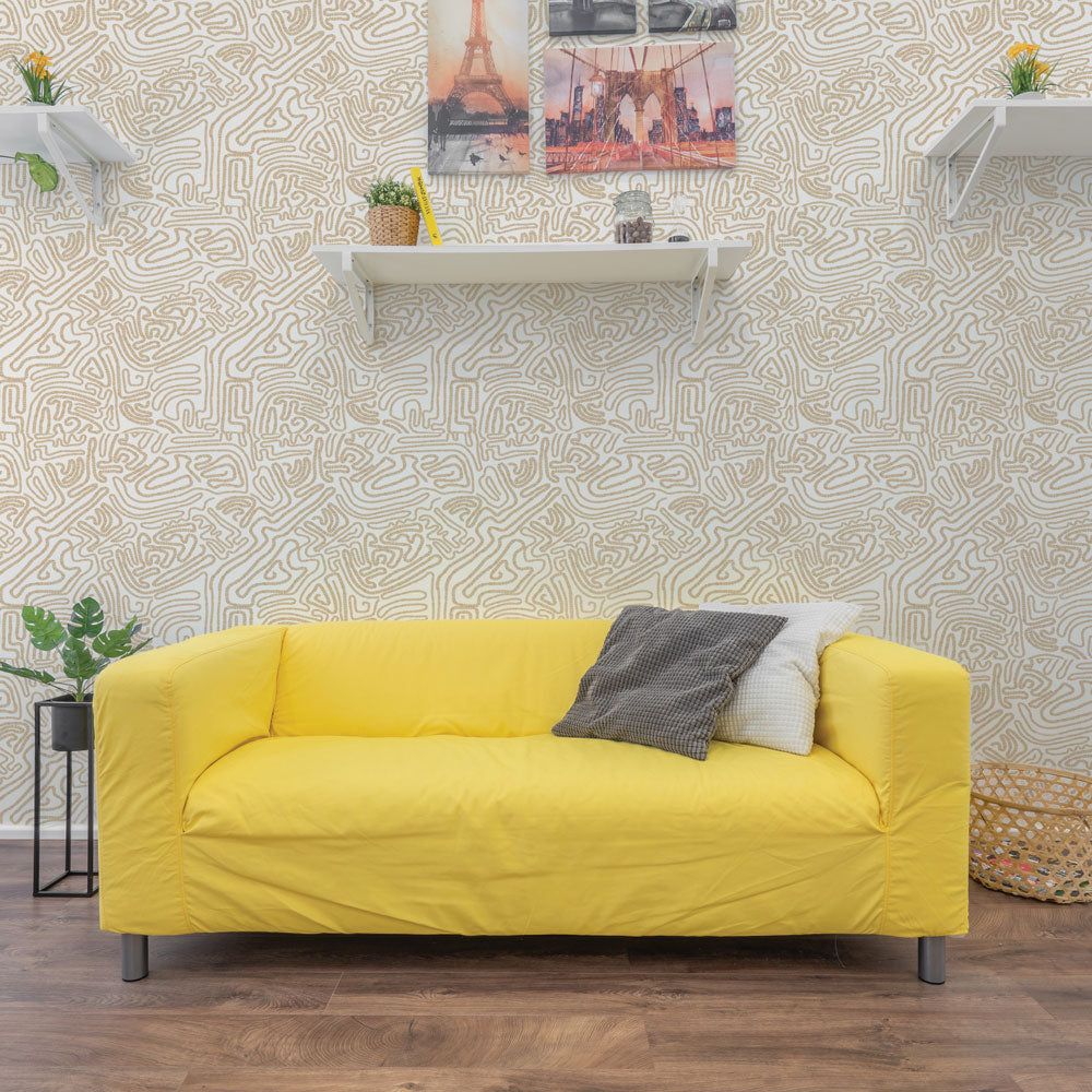 1000x1000 Sketch Peel and Stick Wallpaper