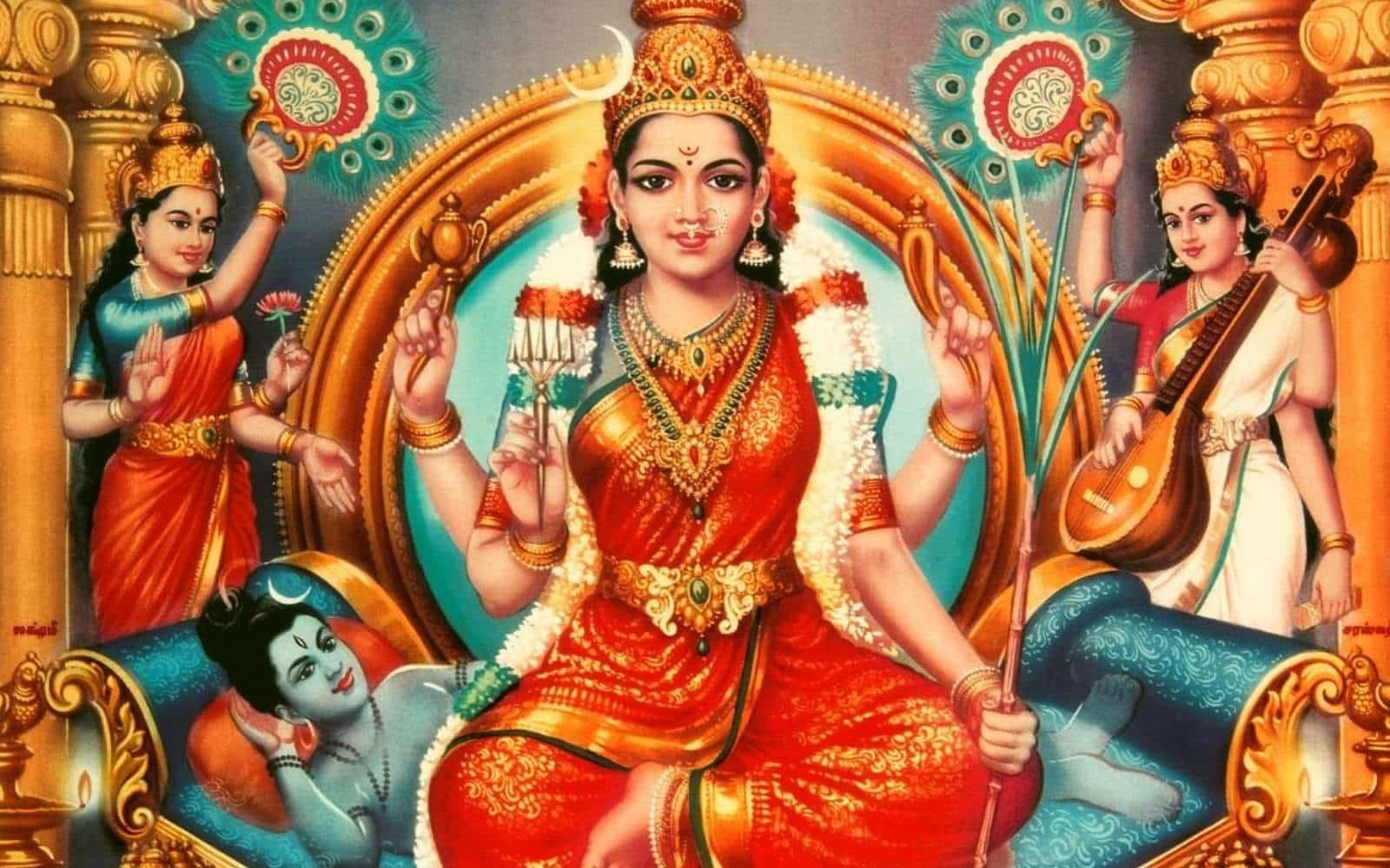 1600x1000 Goddess Tripura Sundari Governess of the Universe