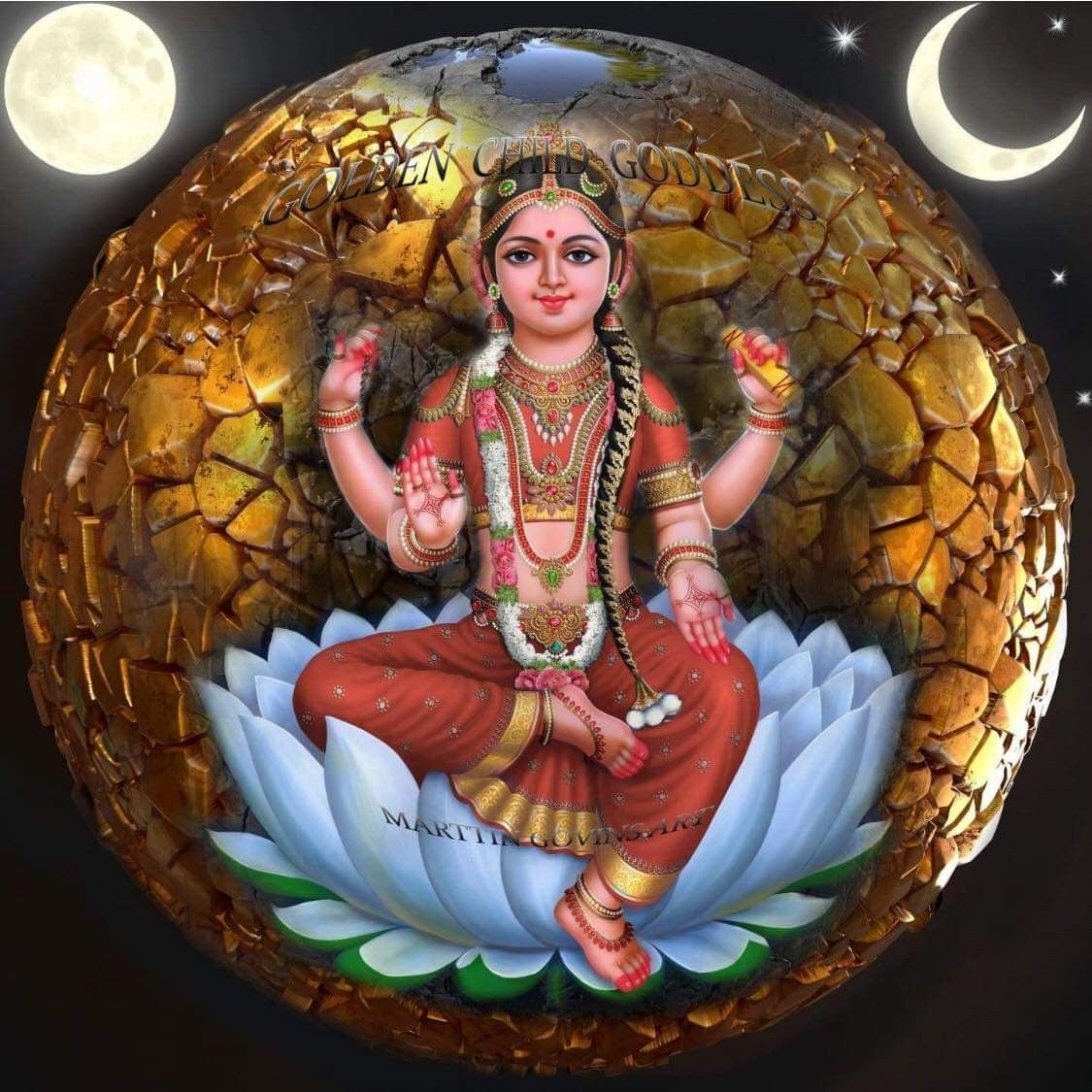 1125x1125 Bala Tripurasundari Wallpaper
