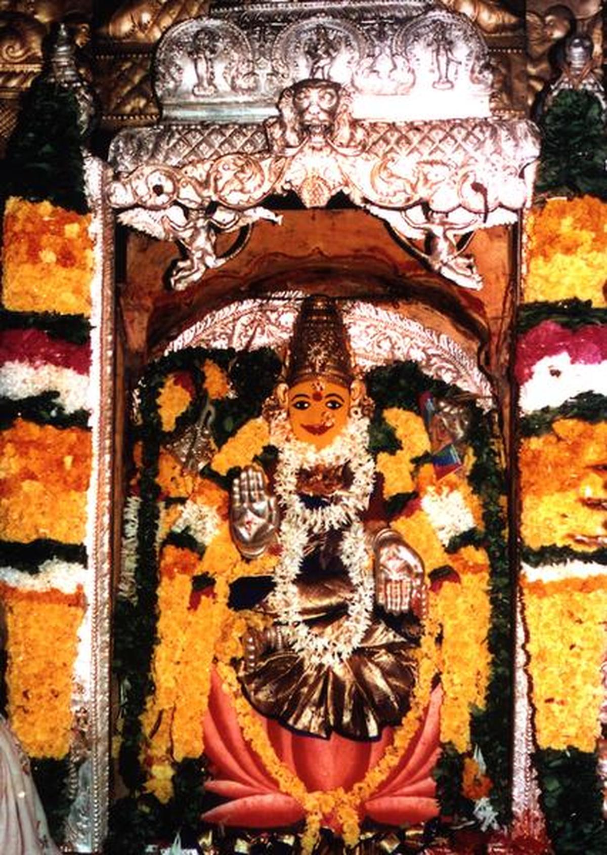 1200x1690 Goddess blesses devotees in Sri Bala Tripura Sundari Devi avatar on day 2 of Dasara festivities
