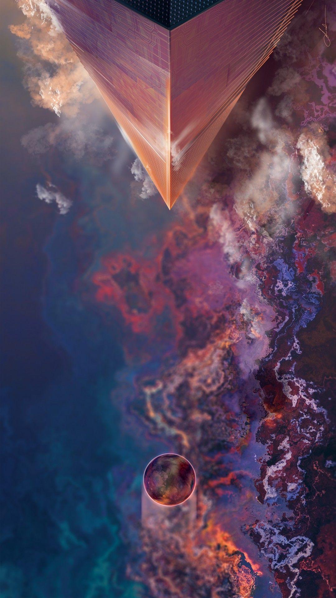 1080x1920 Aerial Space phone wallpaper