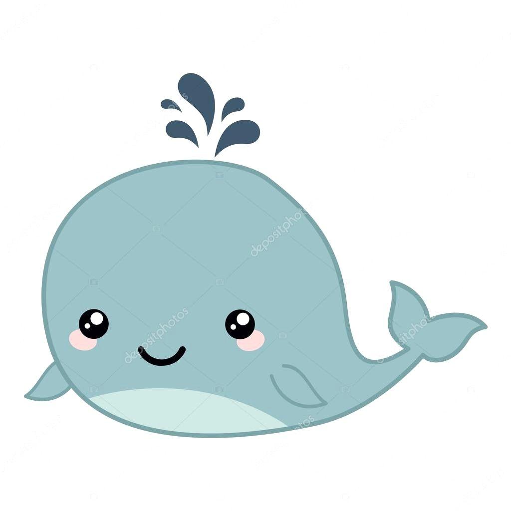 1024x1024 Depositphotos 120856630 Stock Illustration Cute Cartoon Whale Clipart. Cartoon whale, Whale illustration, Sea illustration
