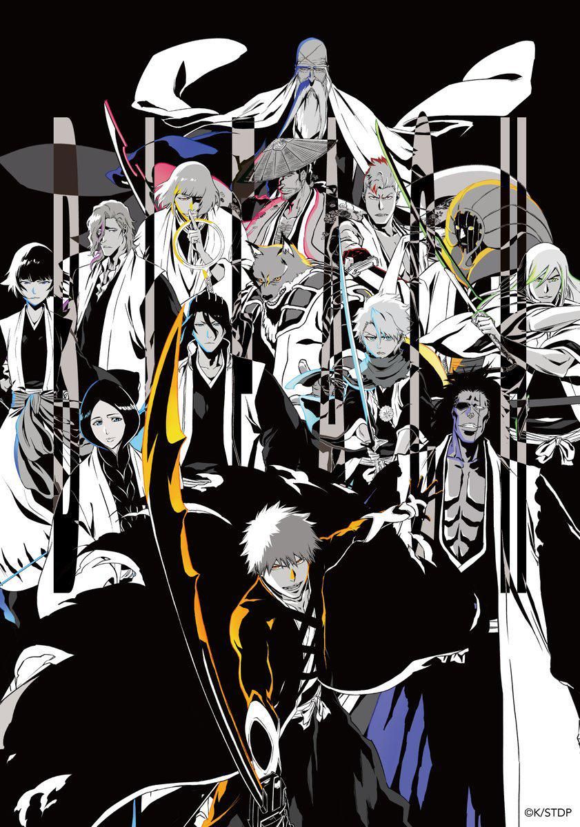 841x1200 Does anybody have a higher resolution version of this official art? I love how this piece tell you how much the Soul Society has come to rely on Ichigo