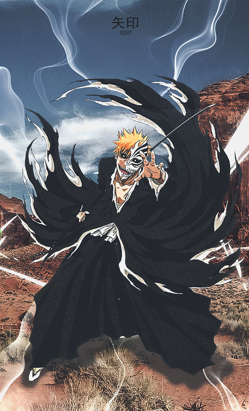 800x1323 Ichigo Bleach, anime, bleach, edit, ichigo, ichigo kurosaki, HD phone wallpaper