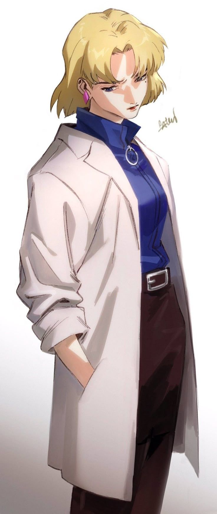 736x1740 Ritsuko akagi fanart. Misato katsuragi outfits, Ritsuko x shinji, Ritsuko evangelion