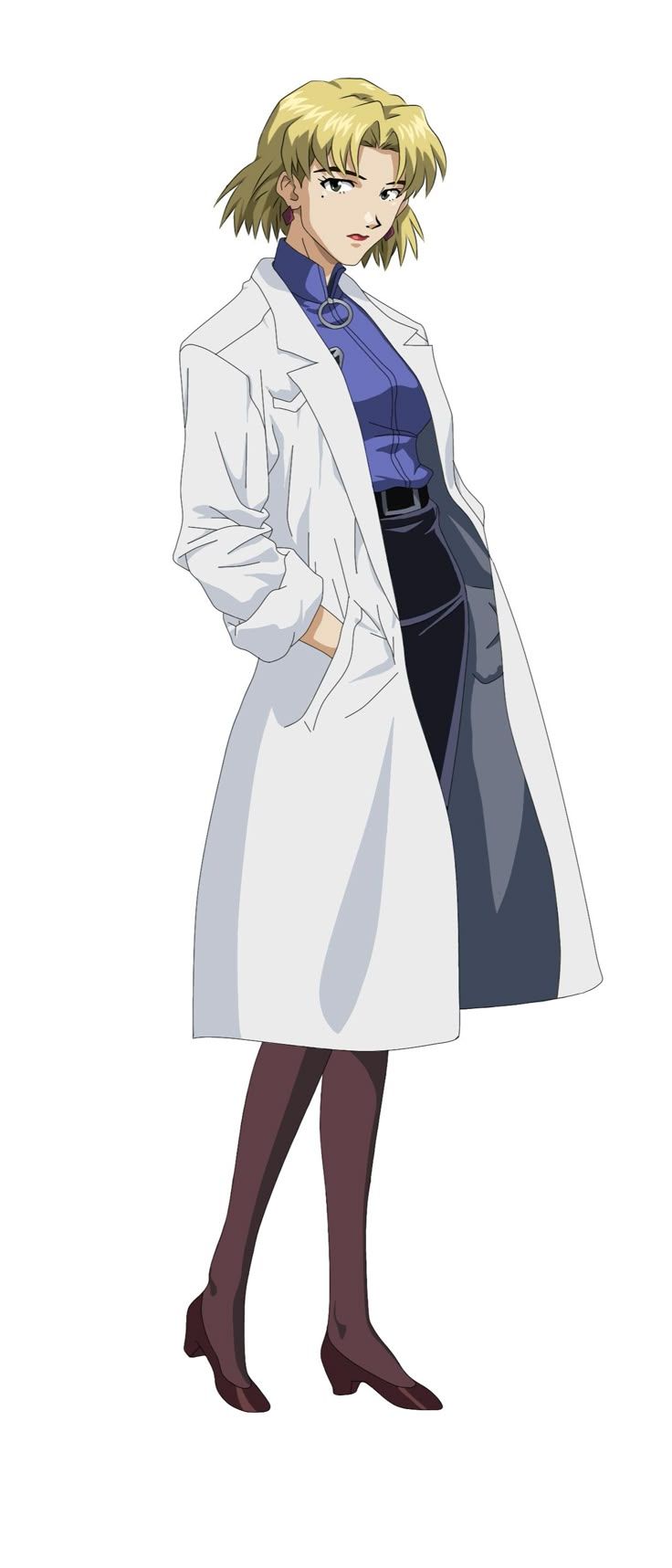 736x1717 Ritsuko Akagi full body