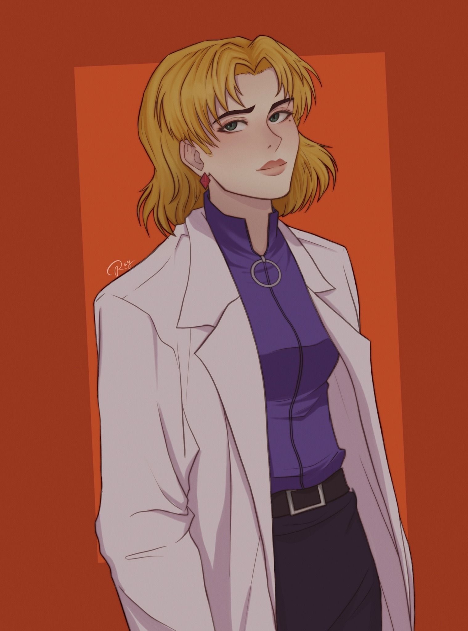 1519x2048 Image tagged with ritsuko, ritsuko akagi, nge