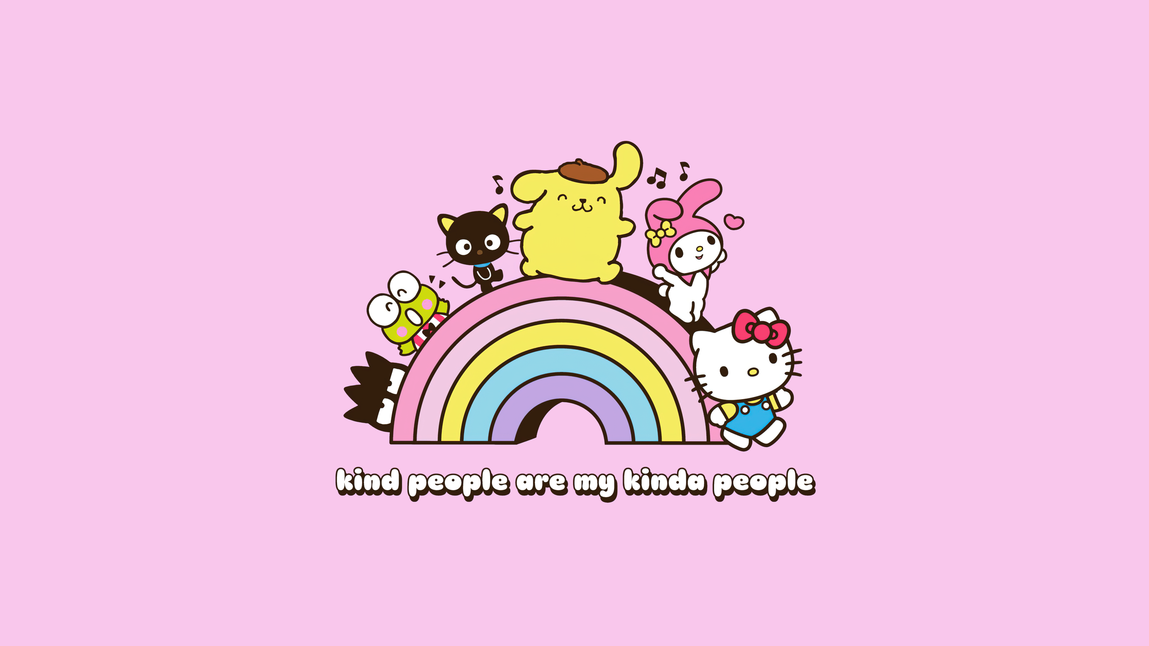 4534x2550 Hello Kitty and Friends Rainbow HD Wallpaperx2550
