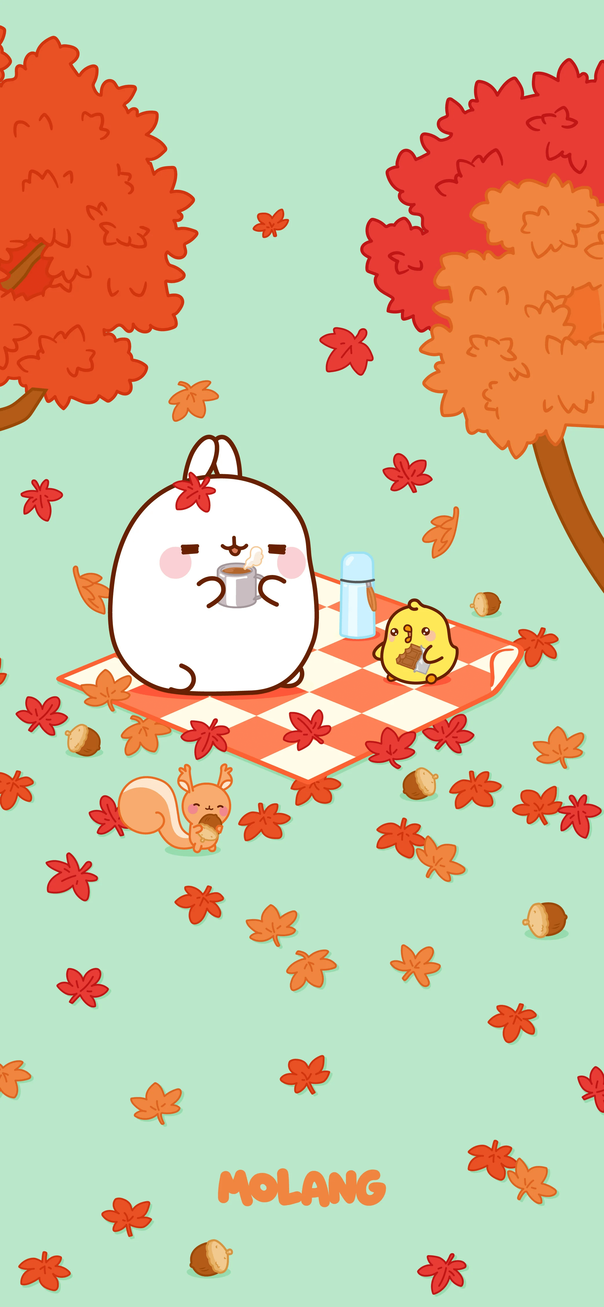 2085x4512 Molang Website Cute Wallpaper