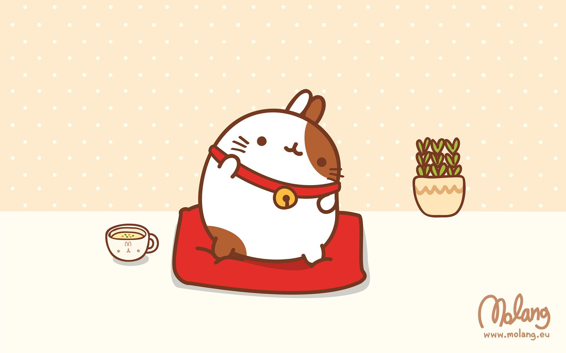 1920x1200 Molang Desktop Wallpaper