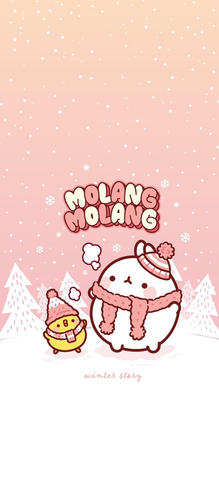 736x1635 Merry christmas molang. Molang and piu piu christmas, Molang winter, Cute molang