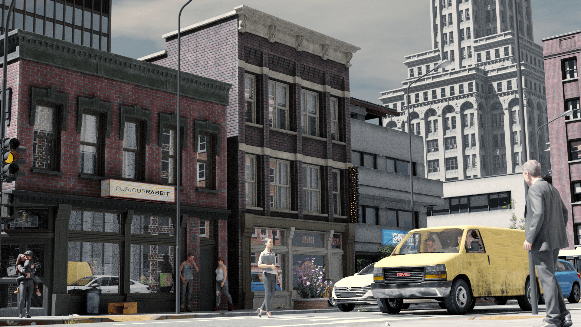 1920x1080 Street Corner Scene Projects Artists Community